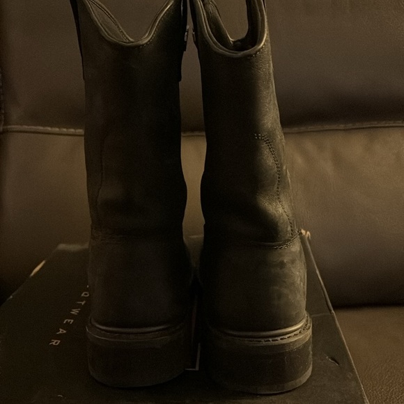 Harley Davidson Altman Black Men’s Boots -sz 9 - Picture 4 of 6